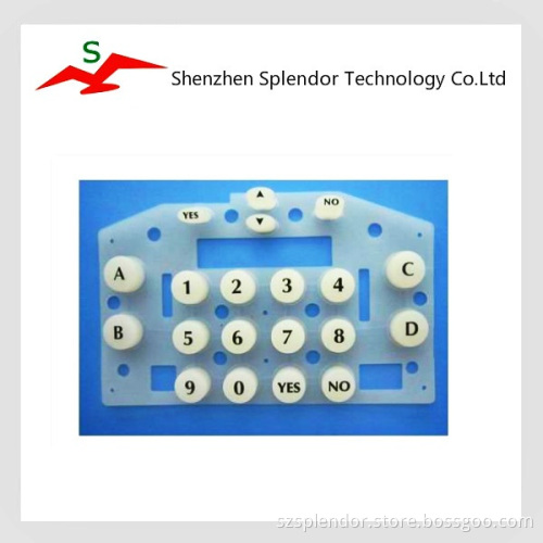 Customized conductive silicone rubber keypad/keyboard